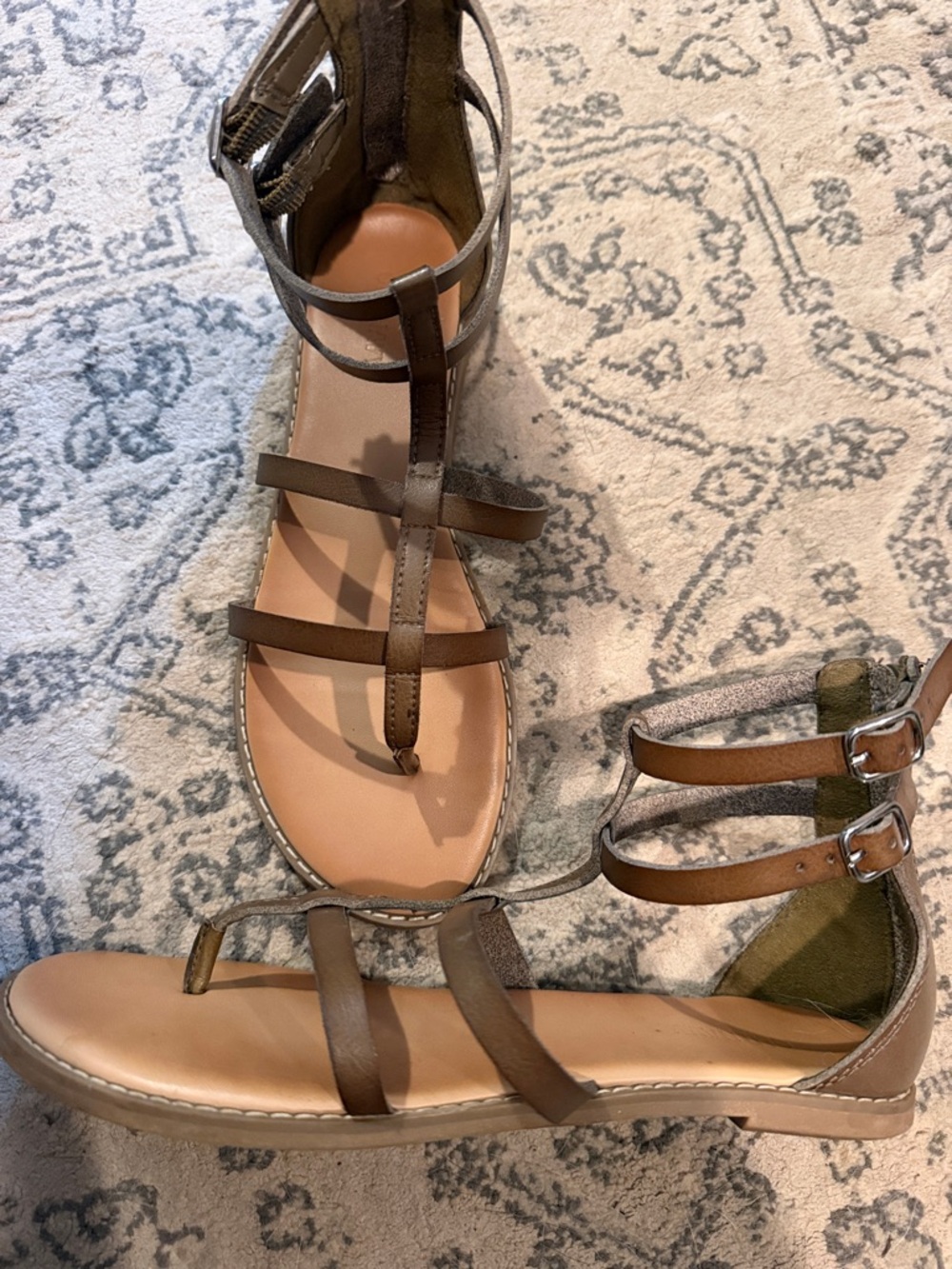Old Navy Brown Multi-Strap Gladiator Sandals
